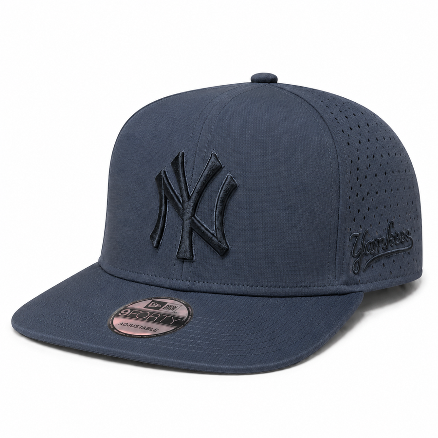 Snapback NY Perforée | Graphite Gray