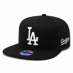Snapback LA Perforée | Black & White