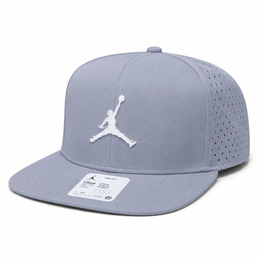Snapback JR Perforée | Silver Gray