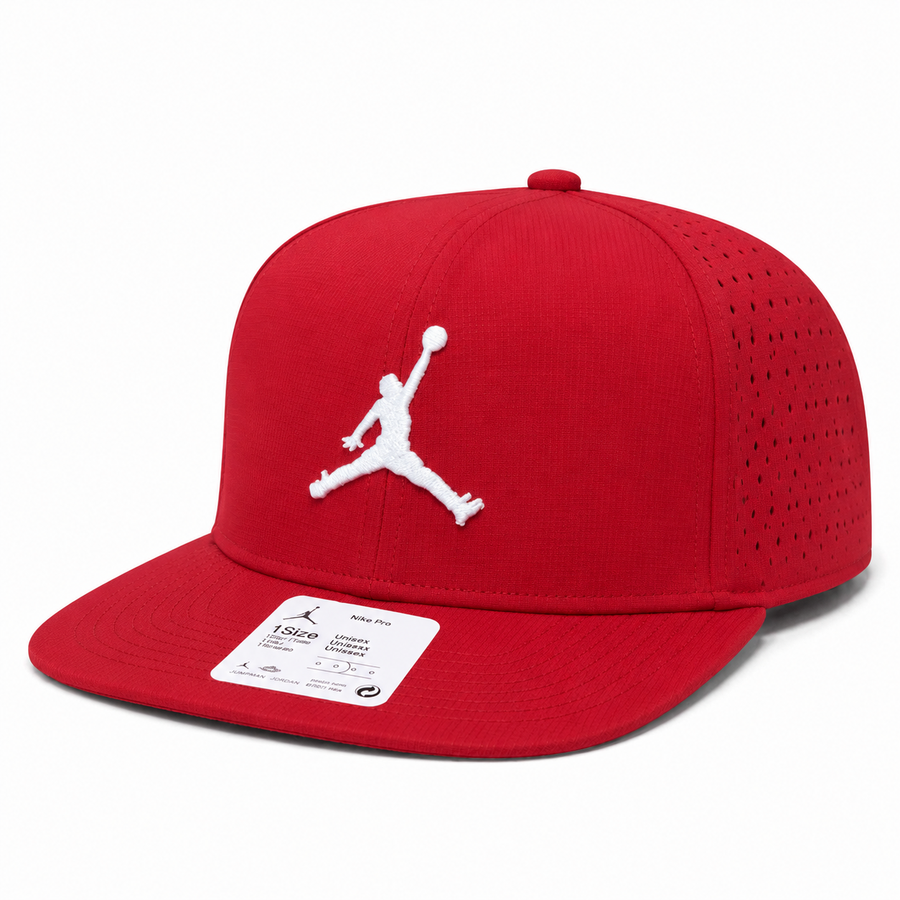 Snapback JR Perforée | Red & White