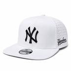 Snapback NY Perforée | Blanc