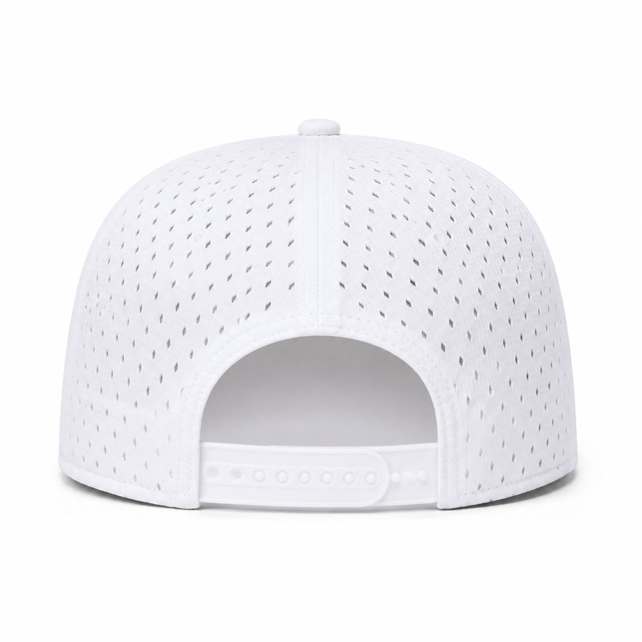 Snapback LA Perforée | White & Black