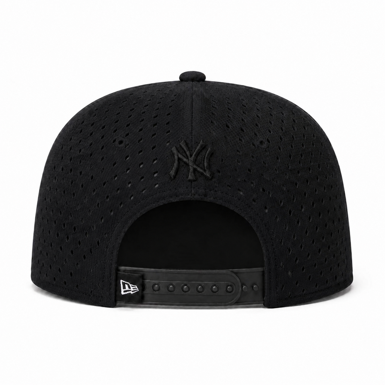 Snapback NY Perforée | Noir & Blanc