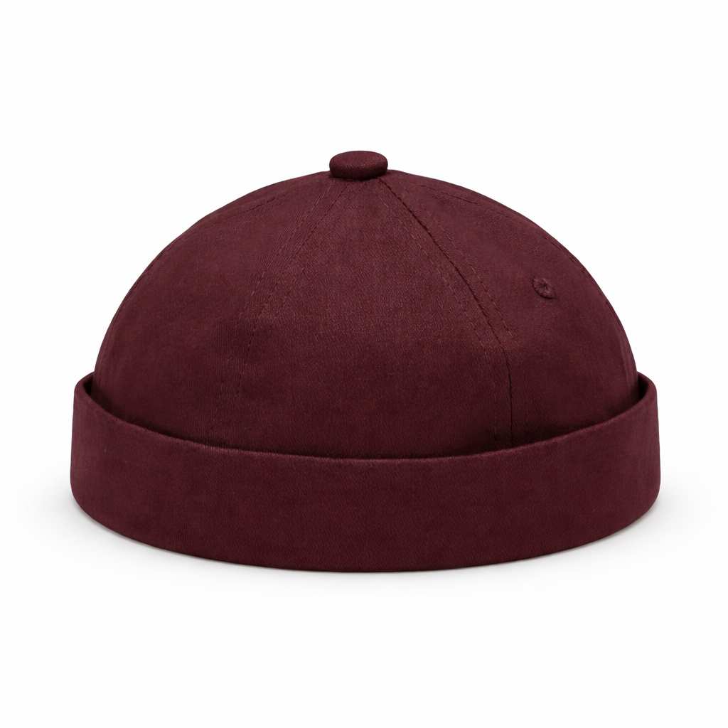 Pack 3 Bonnets Docker (Bordeaux Chocolat Marine)