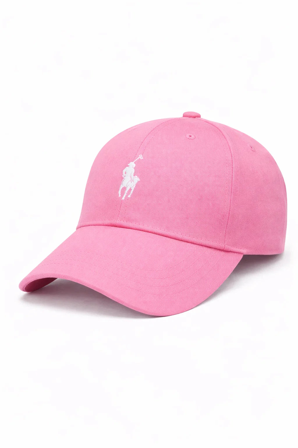 Casquette Polo | Rose-Blanc